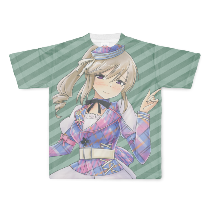 フルグラフィックTシャツ - L - 正面印刷のみ