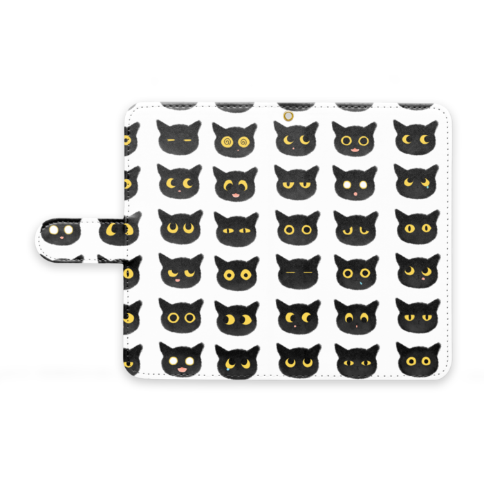 手帳型Androidケース - M - ストラップ穴 あり