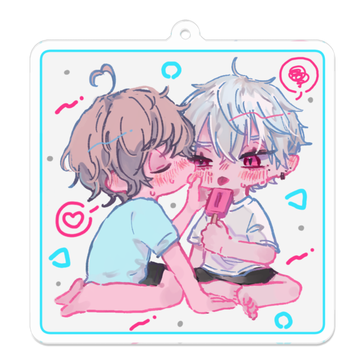 アクリルキーホルダー - 70 x 70 (mm)