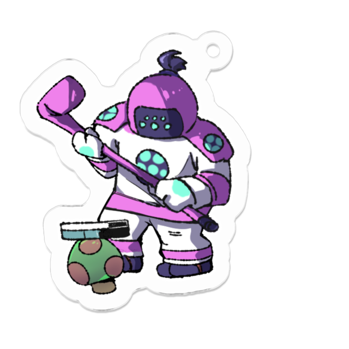 アクリルキーホルダー - 50 x 50 (mm)