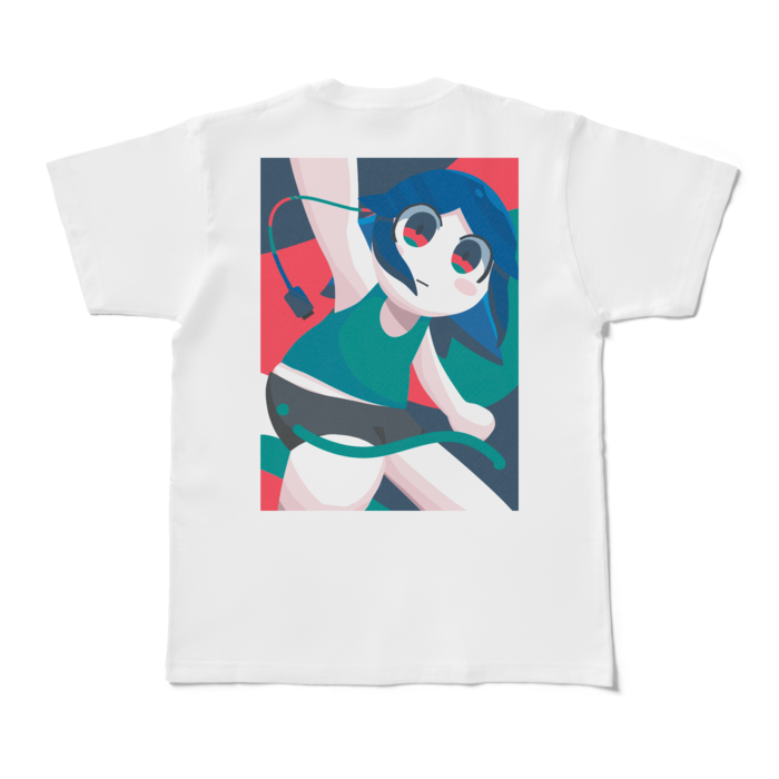 Tシャツ - M - 白(背面)