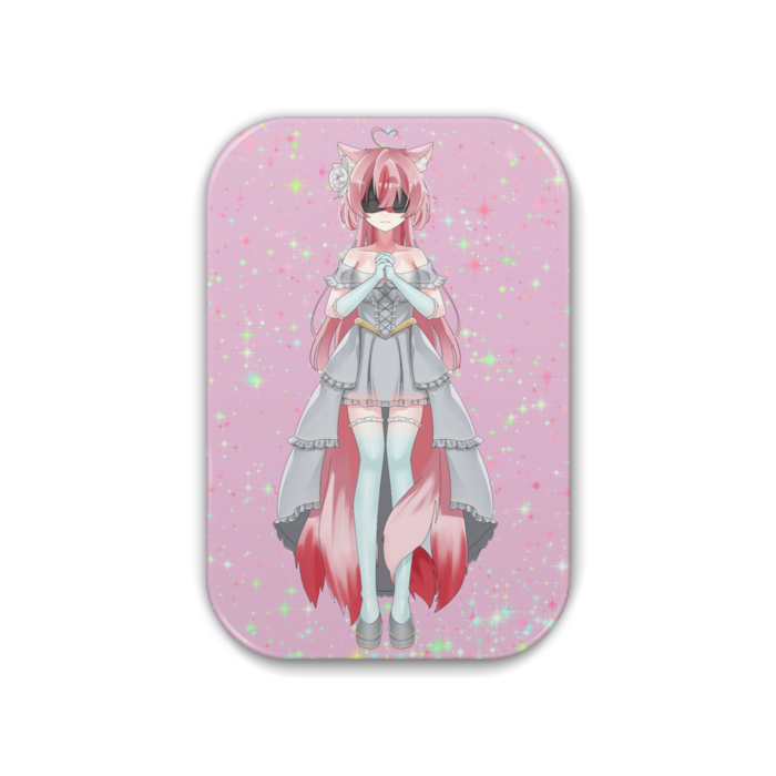 薄ピンク背景　角丸 51x76mm