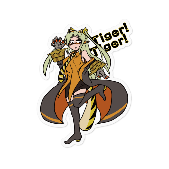 ステッカー - 100 x 100 (mm)