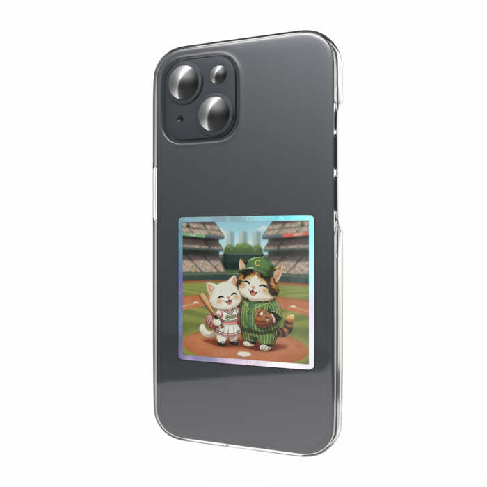 オーロラスマホステッカー - 縦