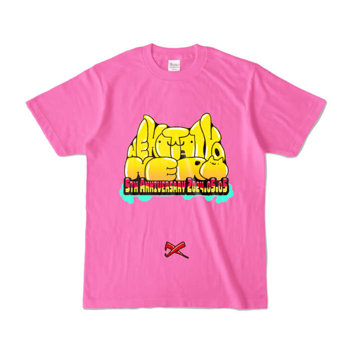 カラーTシャツ - S - ピンク (濃色)
