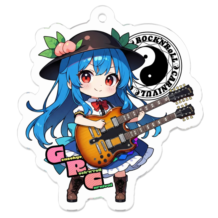 アクリルキーホルダー - 50 x 50 (mm)