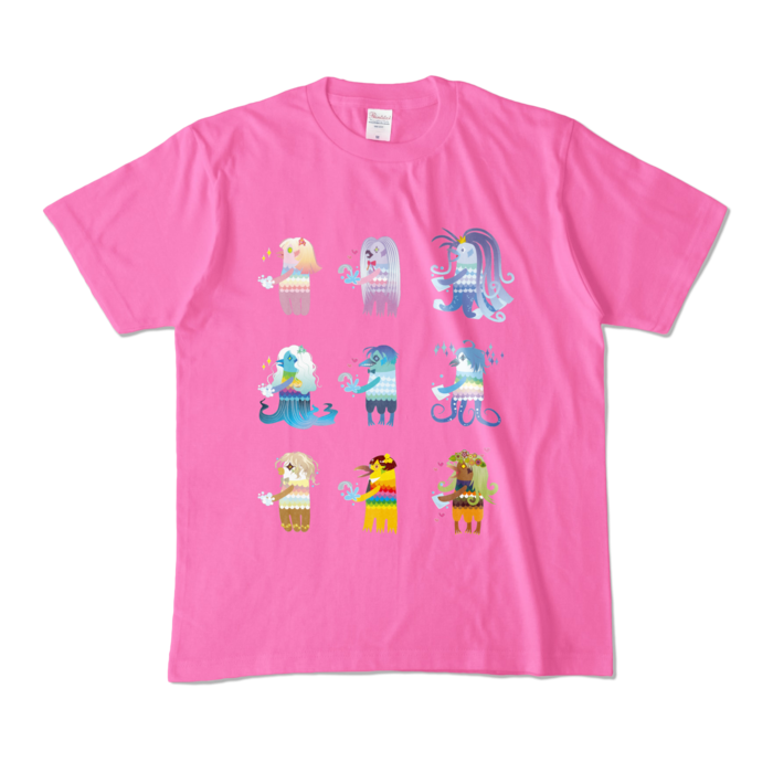 カラーTシャツ - M - ピンク (濃色)