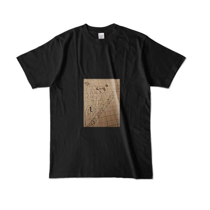 カラーTシャツ - L - ブラック (濃色)