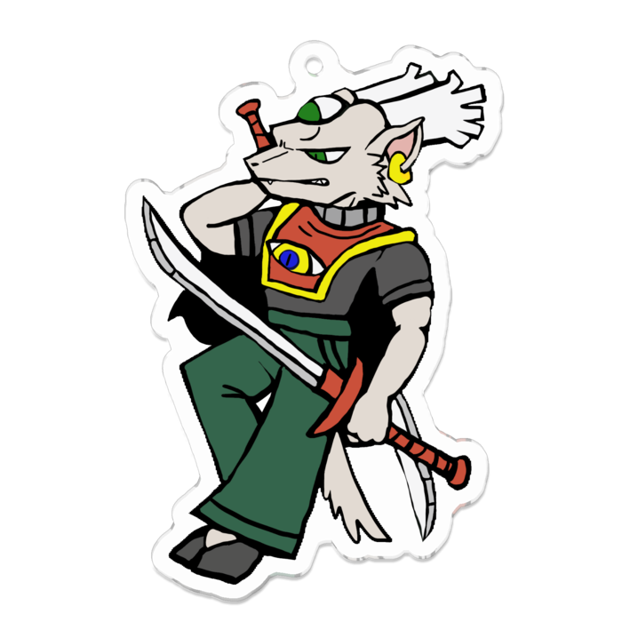 アクリルキーホルダー - 70 x 70 (mm)