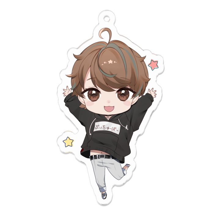 アクリルキーホルダー（コーティング） - 70 x 70 (mm)