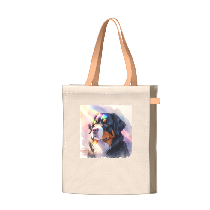 ツートンカラーバッグ - オレンジ - W34 × H41 × D14cm
