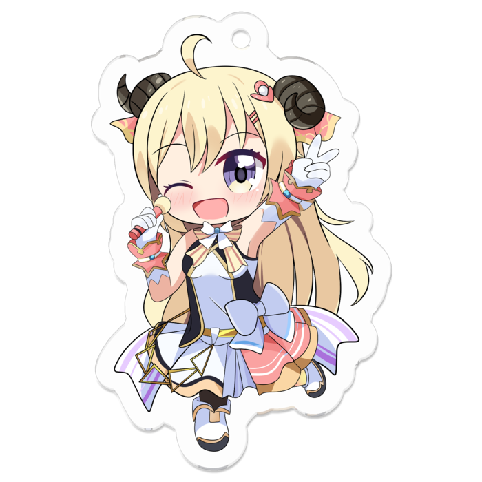 アクリルキーホルダー - 50 x 50 (mm)