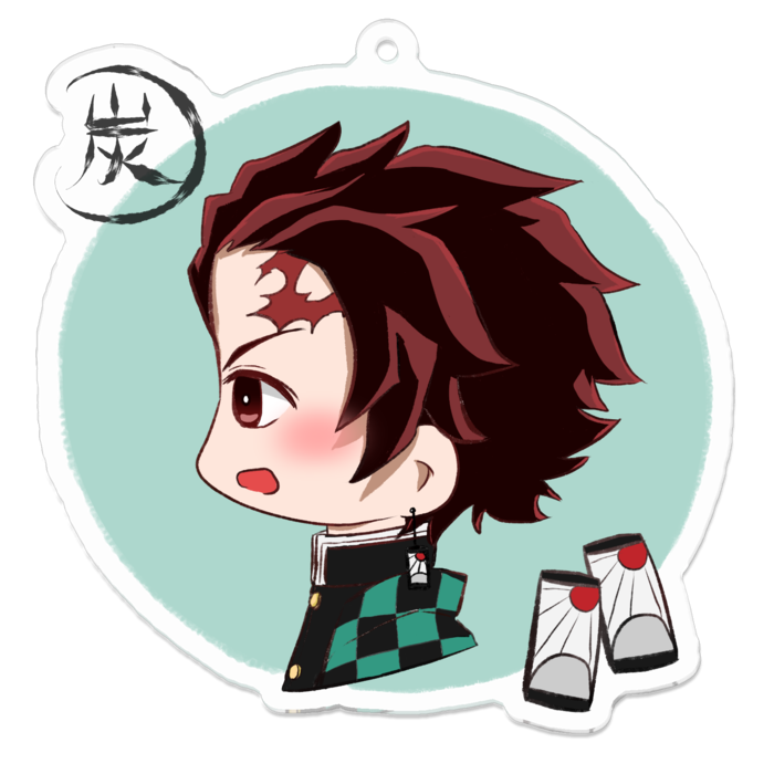 アクリルキーホルダー - 70 x 70 (mm)