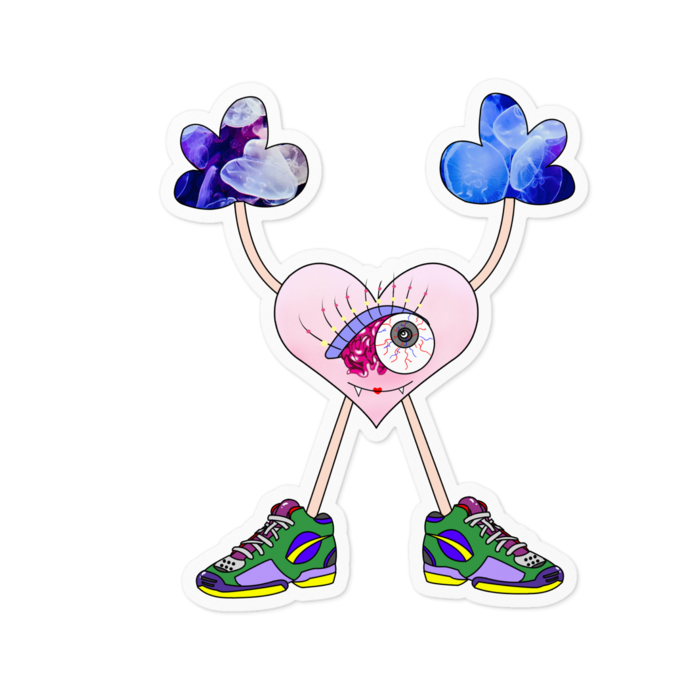 ステッカー - 100 x 100 (mm)