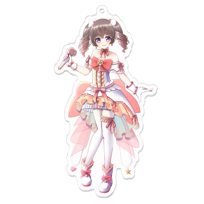 アクリルキーホルダー - 100 x 100 (mm)