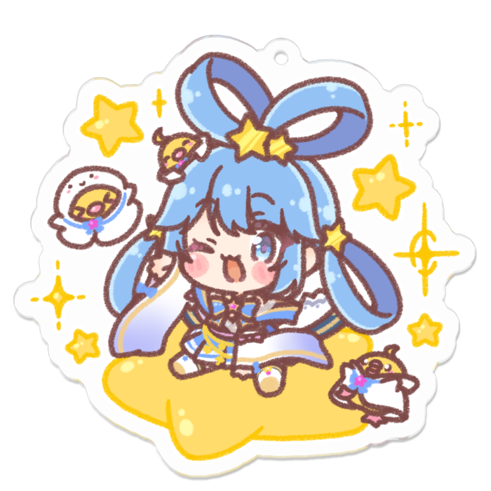 アクリルキーホルダー - 70 x 70 (mm)