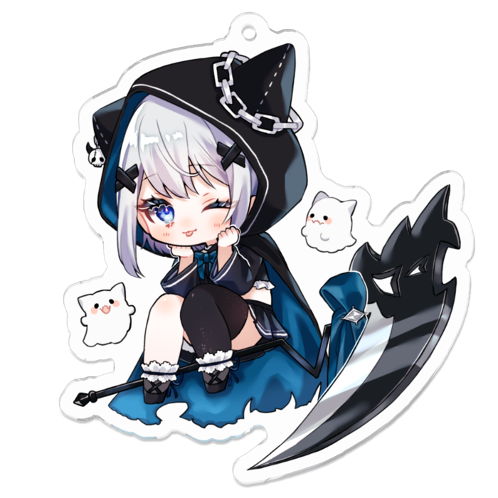 アクリルキーホルダー（コーティング） - 70 x 70 (mm)