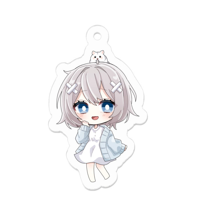 アクリルキーホルダー - 50 x 50 (mm)