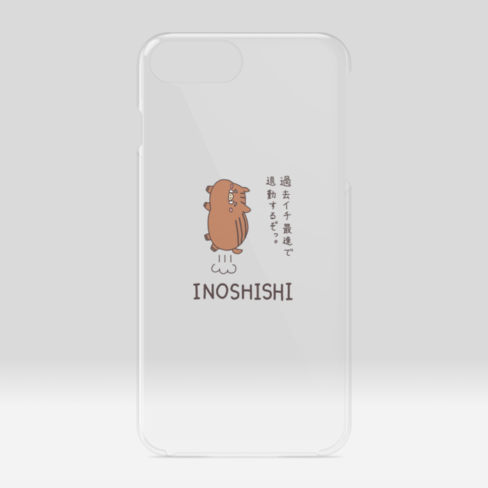 クリアiPhoneケース - iPhone 6 Plus / 7 Plus / 8 Plus