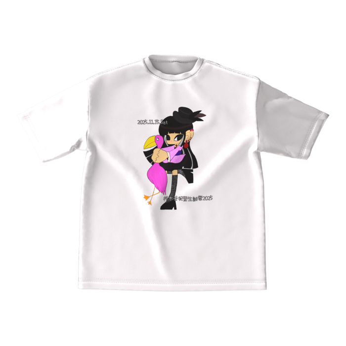 〜桜木谷妃里生誕祭2025〜 Tシャツ(ホワイト.ver) - M -