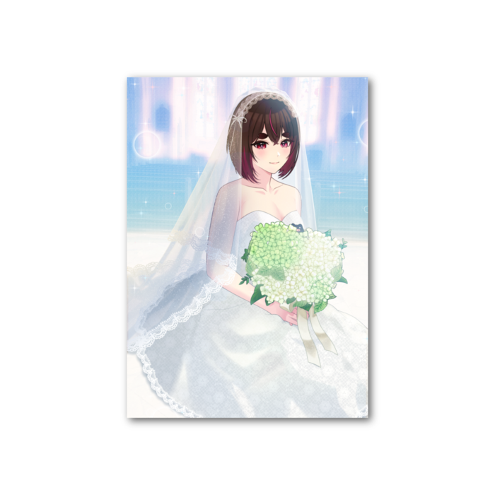 フォト風カード - 縦 - 片面