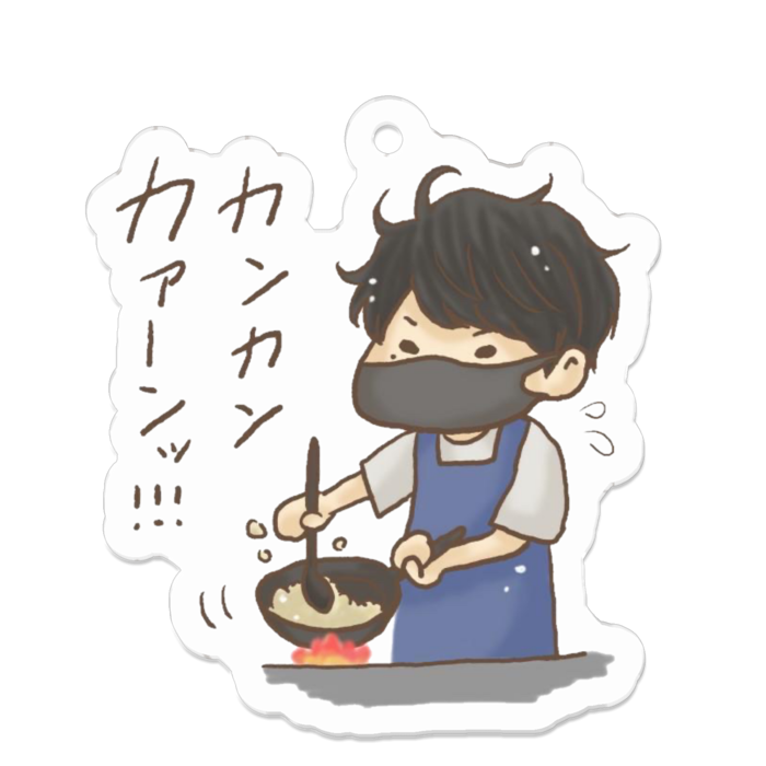 アクリルキーホルダー - 50 x 50 (mm)