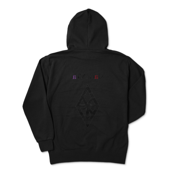 ジップパーカー - XL - ブラック