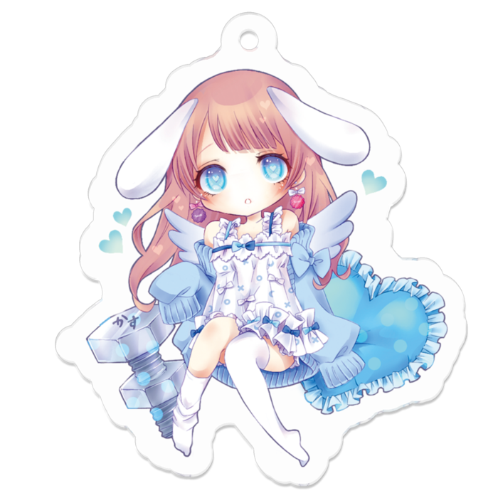 アクリルキーホルダー - 50 x 50 (mm)