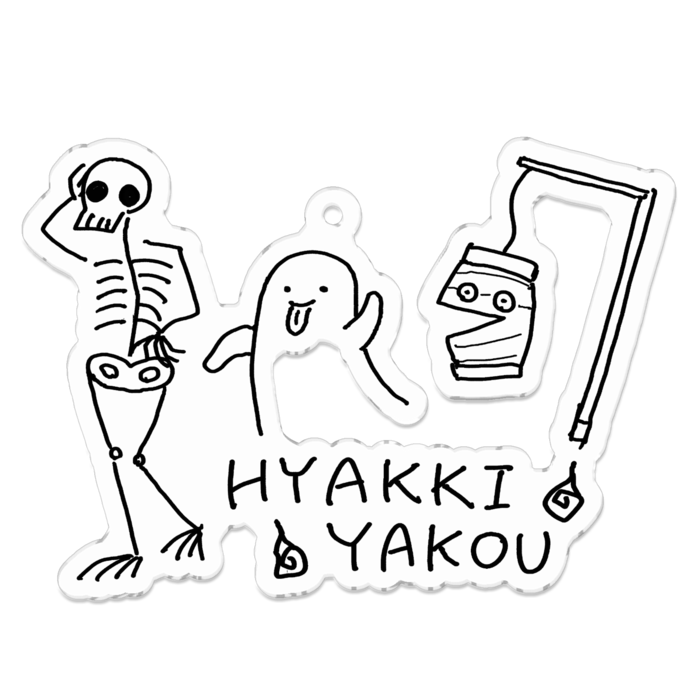 アクリルキーホルダー - 70 x 70 (mm)