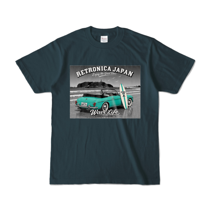 カラーTシャツ - S - デニム (濃色)