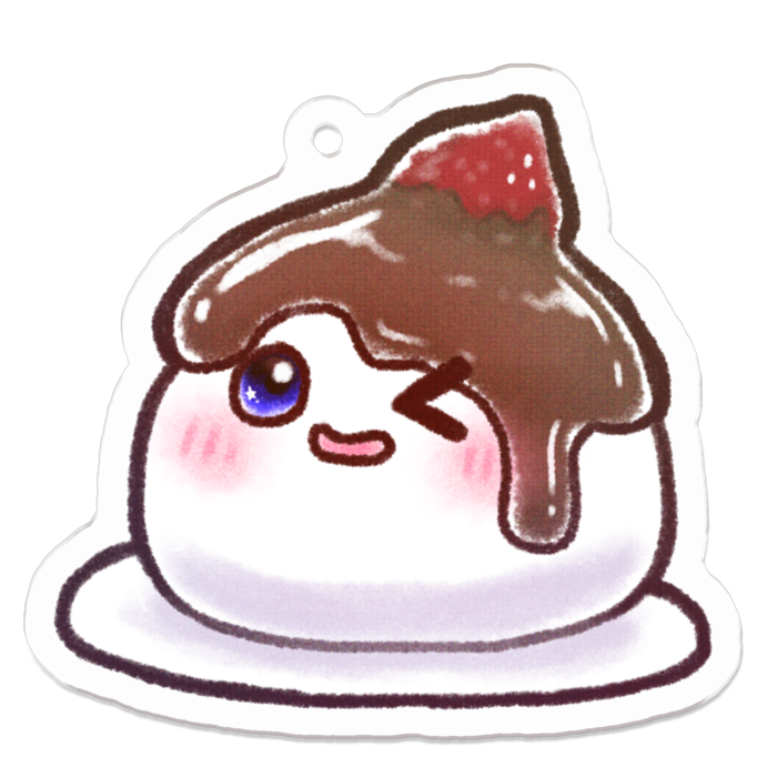 アクリルキーホルダー - 50 x 50 (mm)