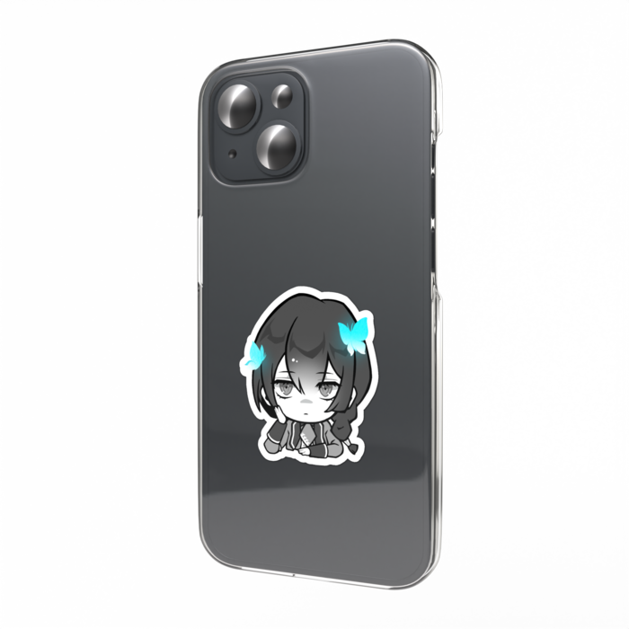 スマホステッカー 物思い - 縦