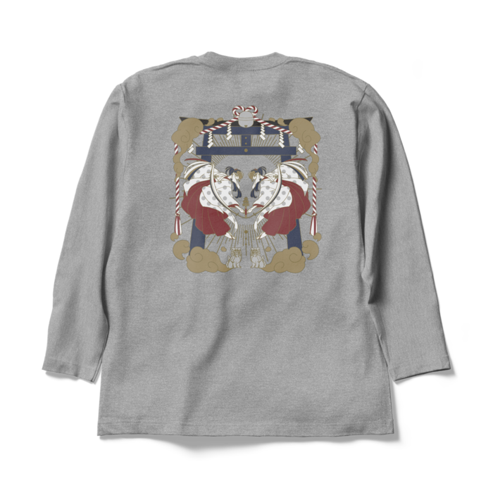 ロングスリーブTシャツ - XL - 杢グレー