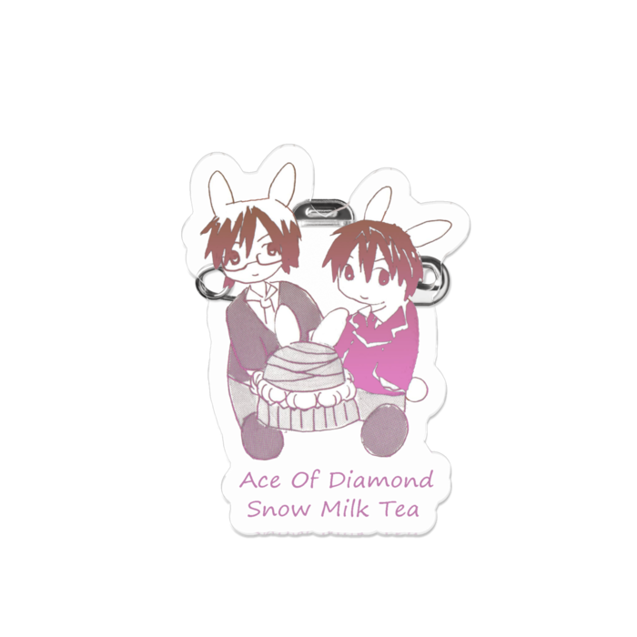 アクリルバッジ - 50 x 50 (mm)