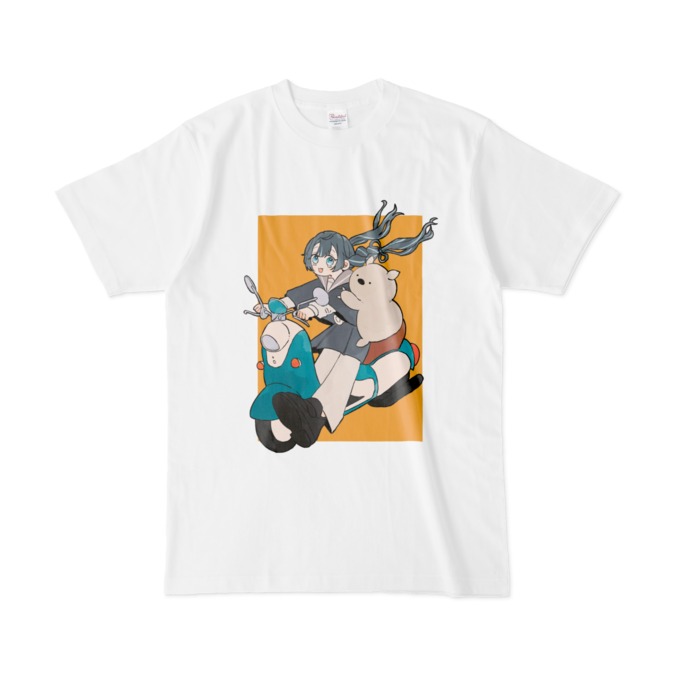 〈黄色〉Tシャツ - L - 白