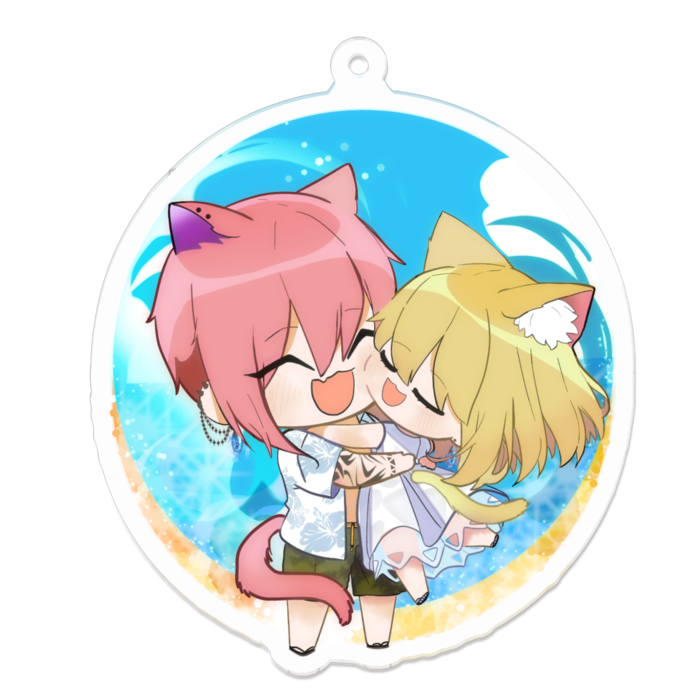 アクリルキーホルダー - 70 x 70 (mm)