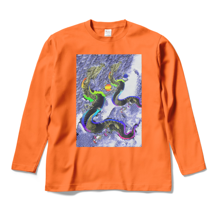 ロングスリーブTシャツ - M - オレンジ