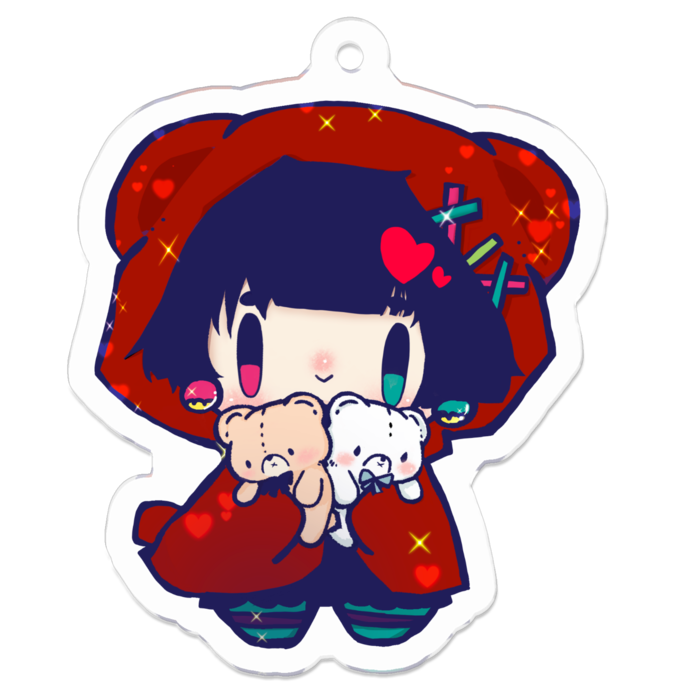 アクリルキーホルダー - 50 x 50 (mm)