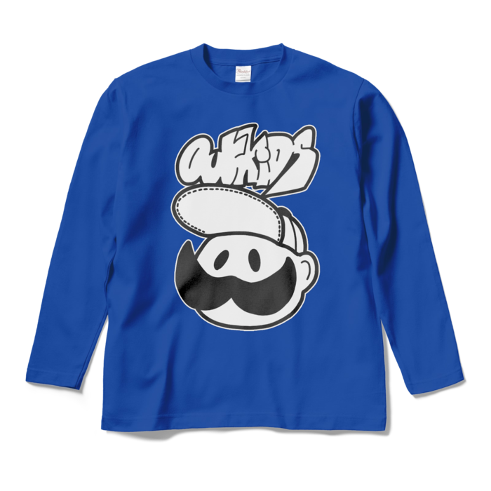 ロングスリーブTシャツ - M - ロイヤルブルー