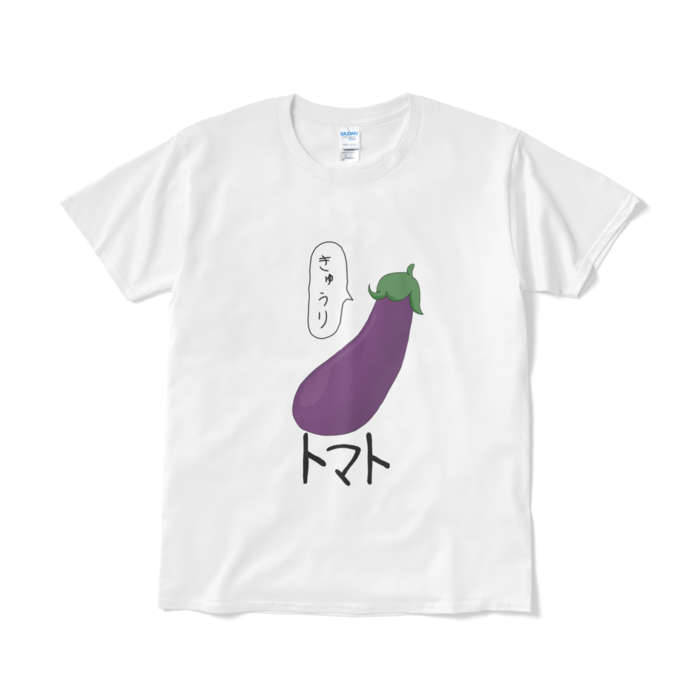 トマトTシャツ（短納期） - L - ホワイト
