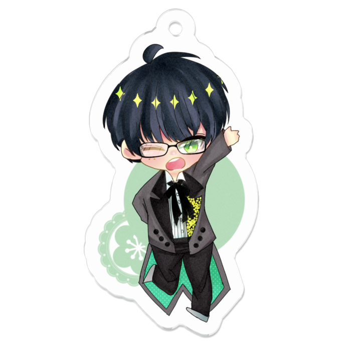 アクリルキーホルダー - 50 x 50 (mm)