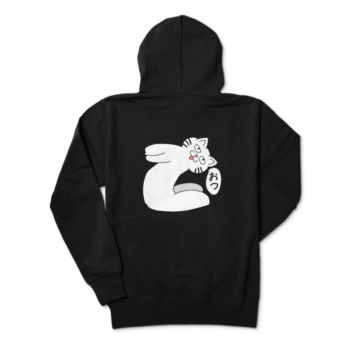 ジップパーカー - M - ブラック