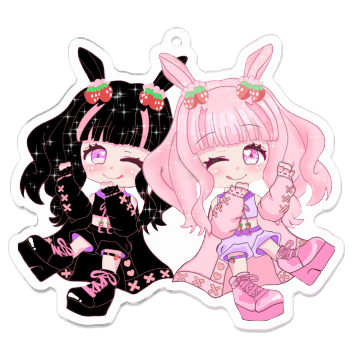 アクリルキーホルダー - 70 x 70 (mm)