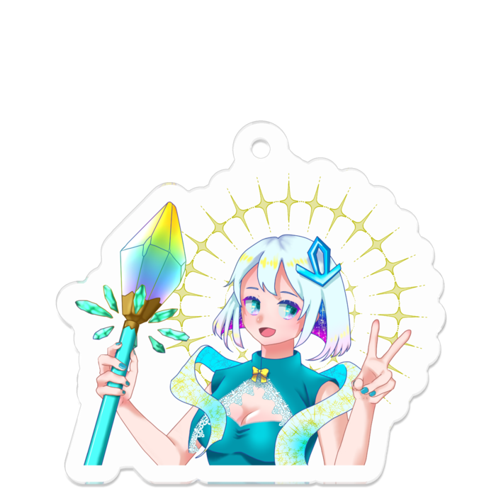 アクリルキーホルダー - 50 x 50 (mm)