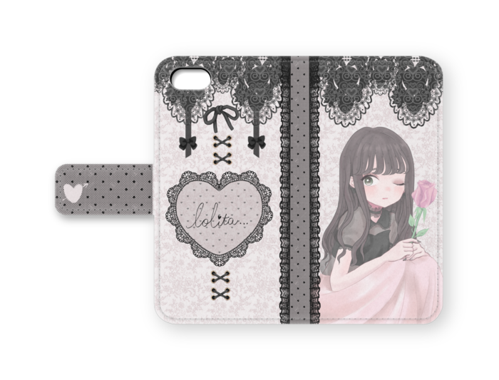 手帳型iPhoneケース - iPhone5