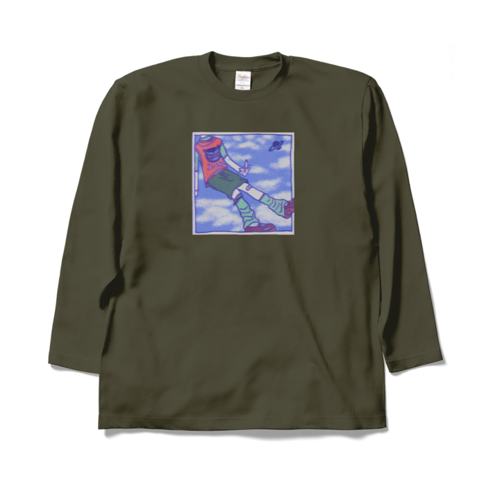 ロングスリーブTシャツ - XL - アーミーグリーン