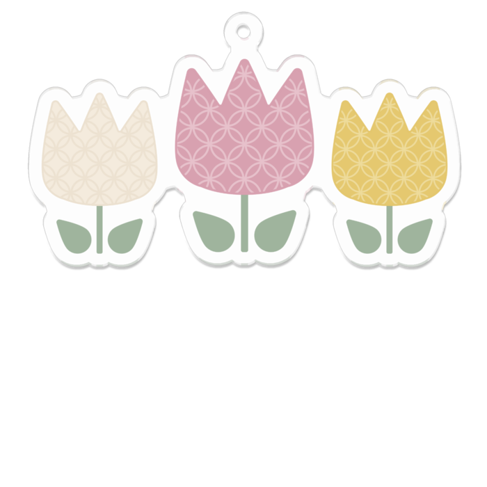 アクリルキーホルダー - 70 x 70 (mm)
