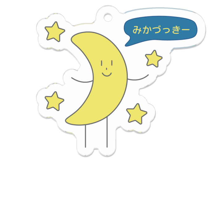 アクリルキーホルダー - 50 x 50 (mm)