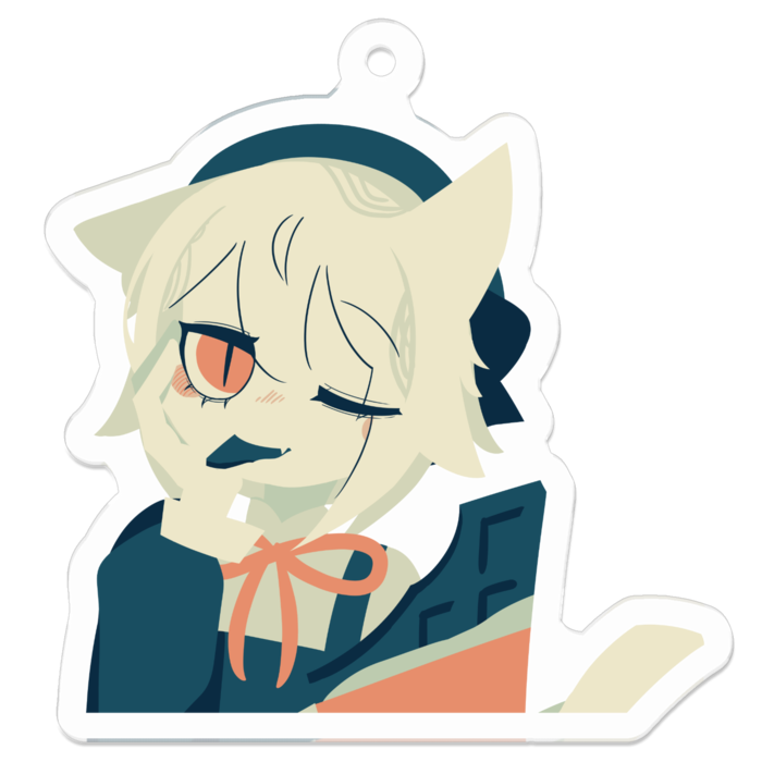 アクリルキーホルダー - 50 x 50 (mm)