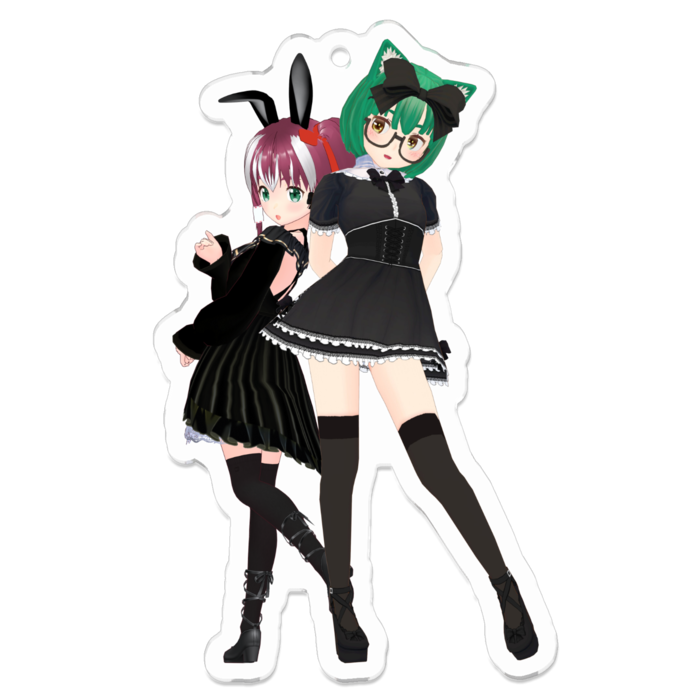 アクリルキーホルダー - 70 x 70 (mm)